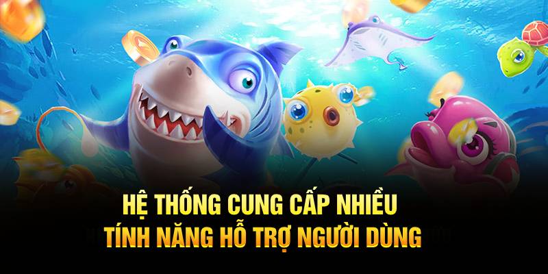 Hệ thống cung cấp nhiều tính năng hỗ trợ người dùng